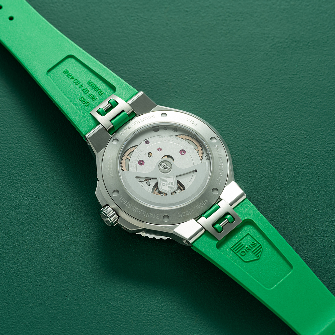 ORIS  Мужские швейцарские часы с автоматическим механизмом, каучуковый ремешок, 43,5 мм